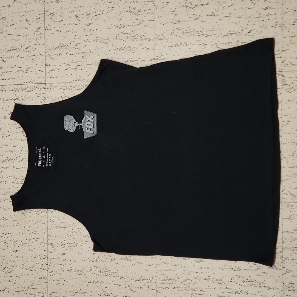 Fox Racing Atomic Cocktails Black & Grey Full Graphic Tank Top Muscle Shirt